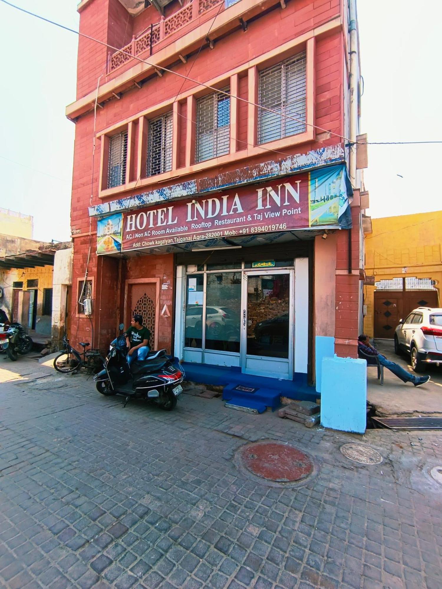 Hotel India Inn Walking Distance From Taj Mahal-- Rooftop Taj Mahal View Agra  Dış mekan fotoğraf
